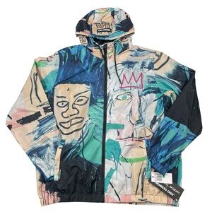 2024 Members Only x Jean-Michel Basquiat Size L Hoodie Jacket (Retail $75)